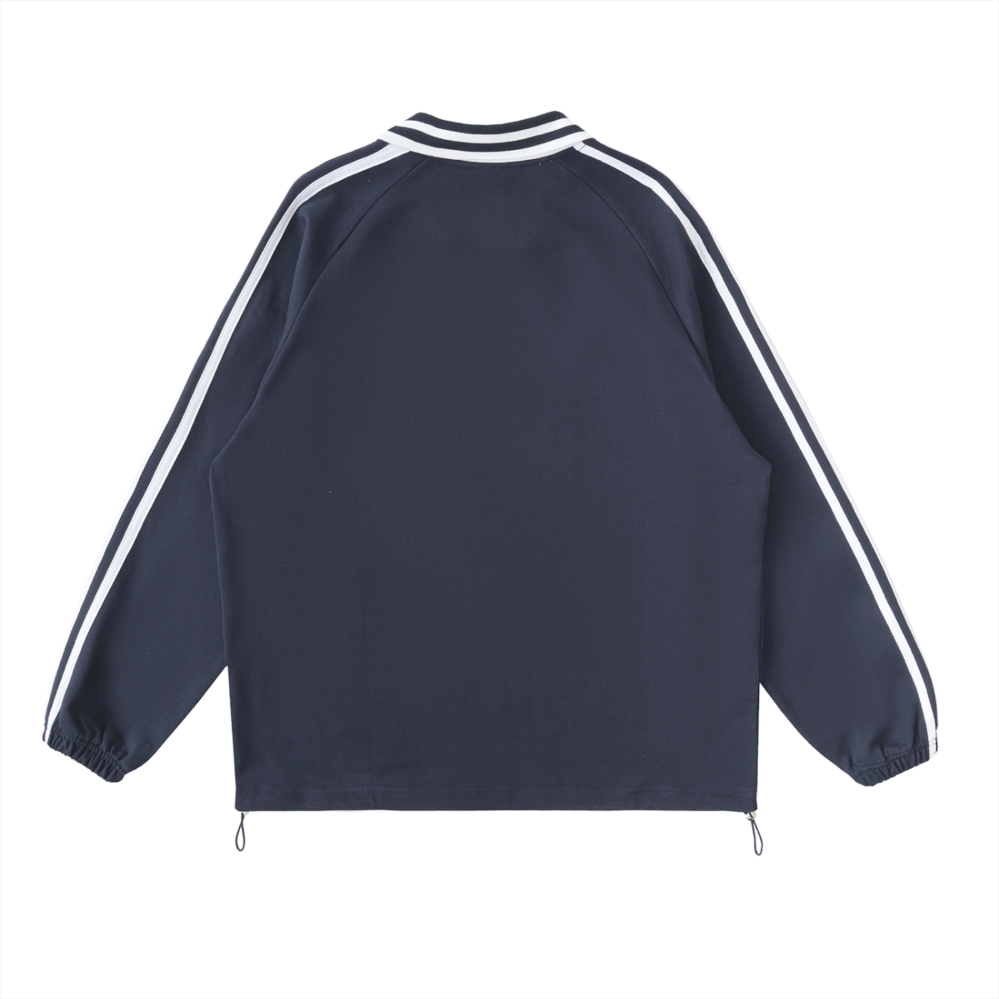 Second Original Striped Lapel Collar Sweatshirt