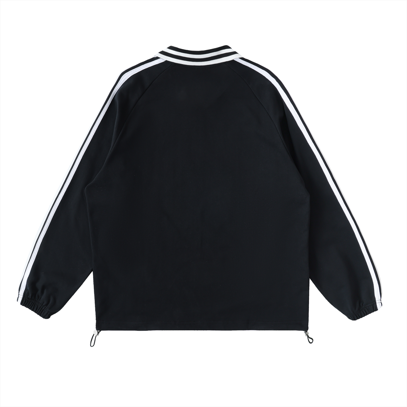 Second Original Striped Lapel Collar Sweatshirt
