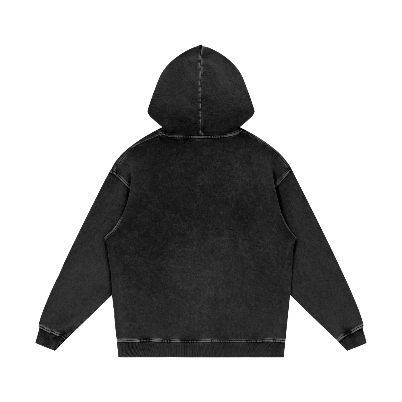 Second Original Snow Washed Loose Cotton Hoodie