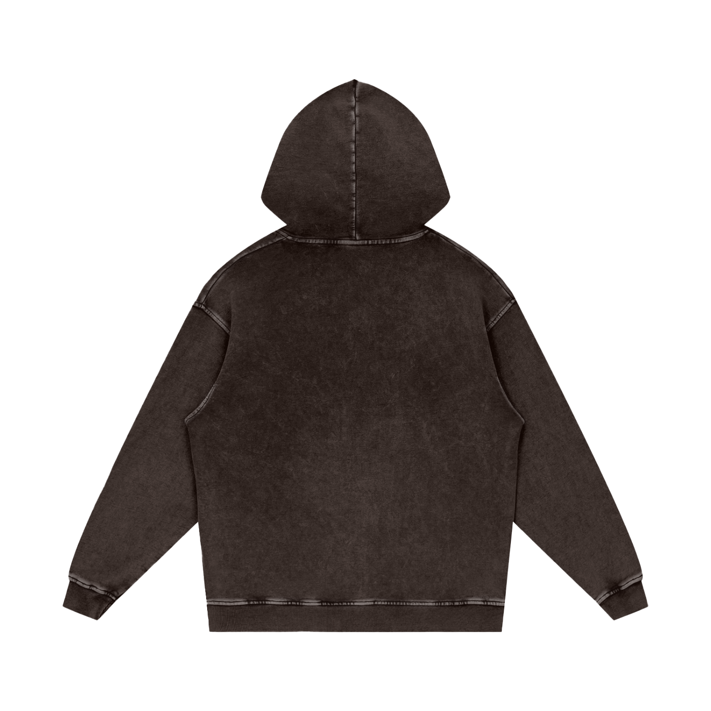 Second Original Snow Washed Loose Cotton Hoodie
