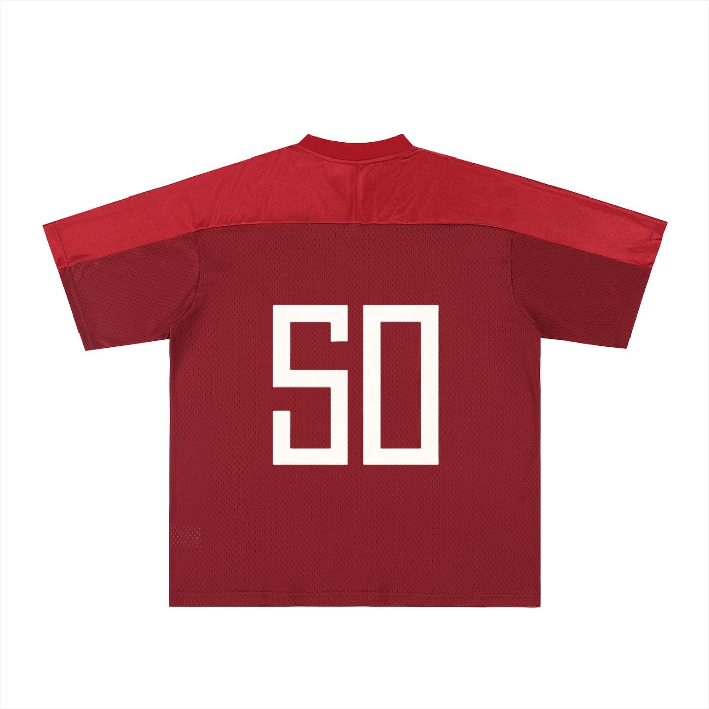 Second Original Oversized Mesh V-Neck Soccer Jersey