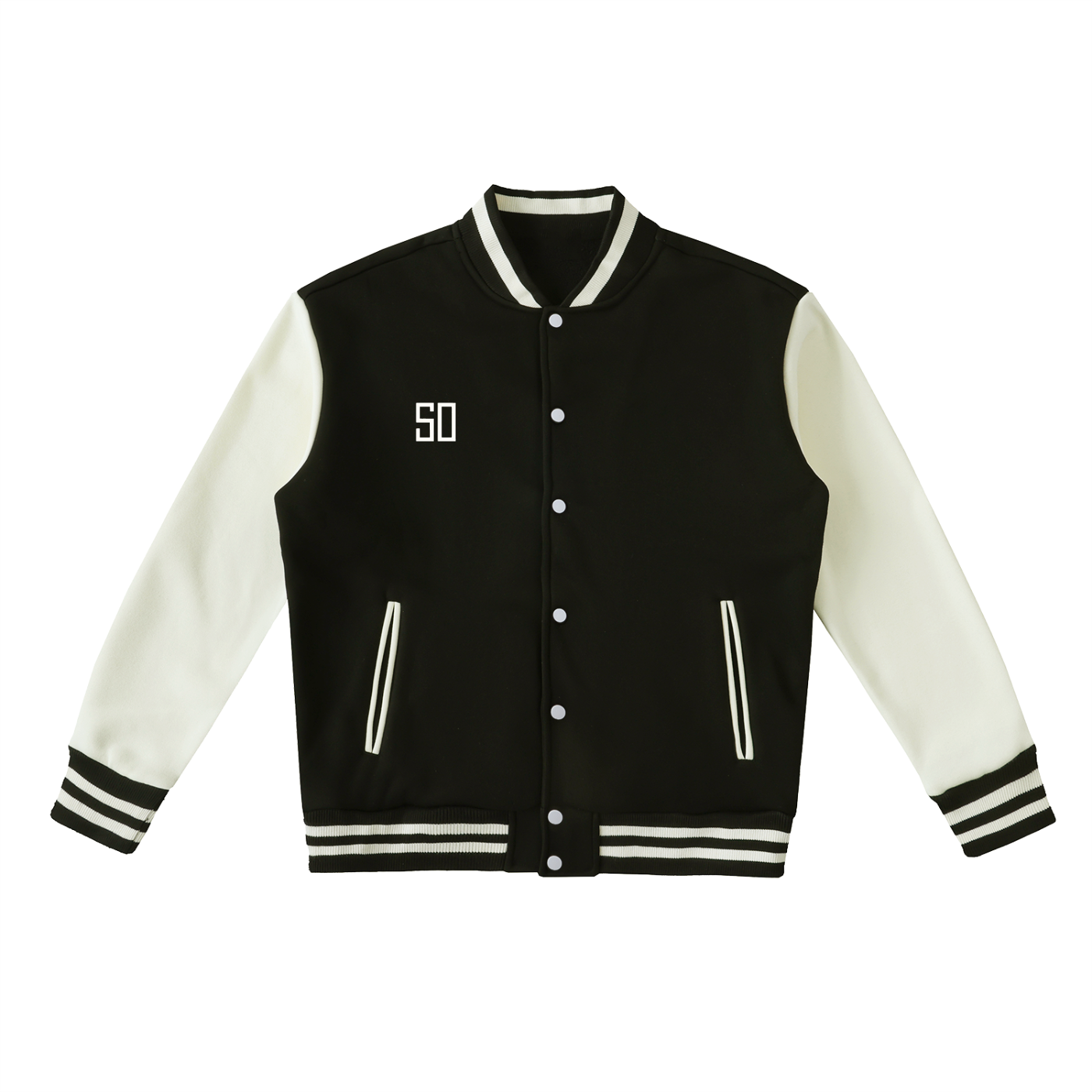 Second Original Fleeced Varsity Bomber Jacket
