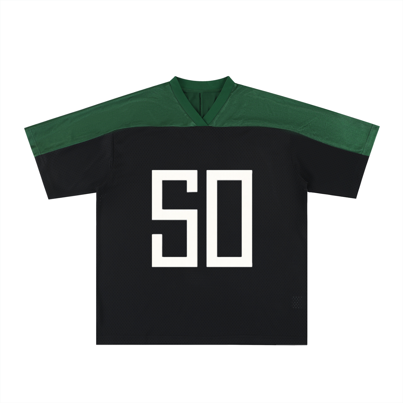 Second Original Oversized Mesh V-Neck Soccer Jersey